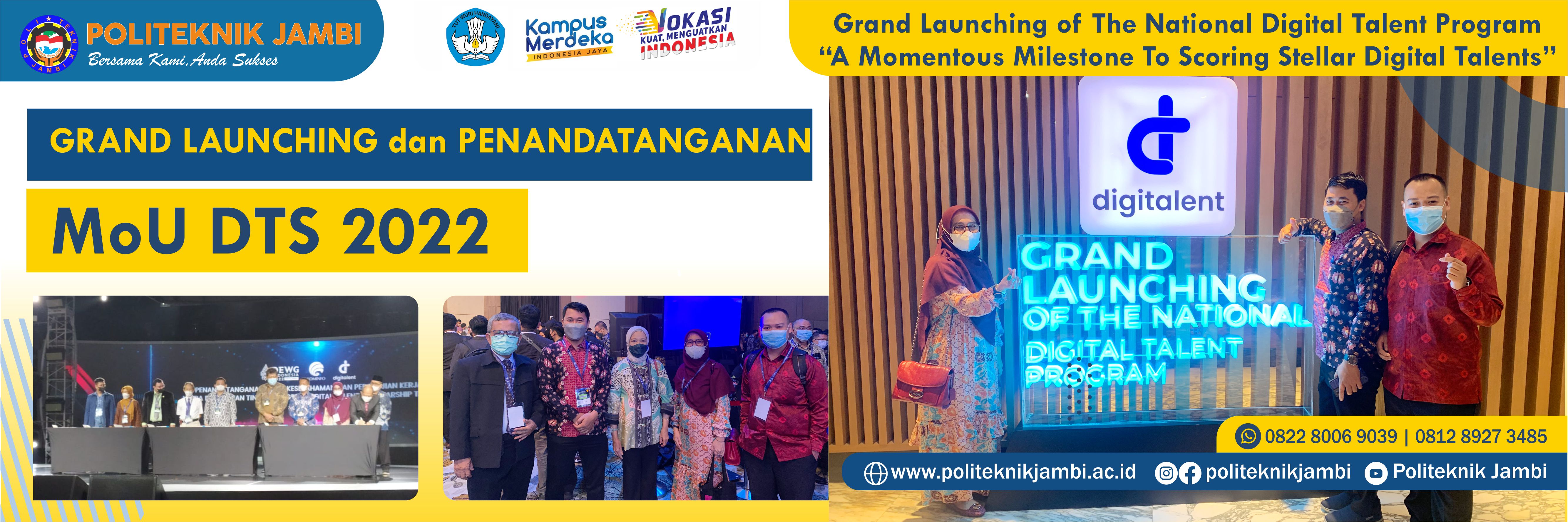 Politeknik Jambi Kembali Sukses Menjadi Bagian Dari Digital Talent Schoolarship 2022