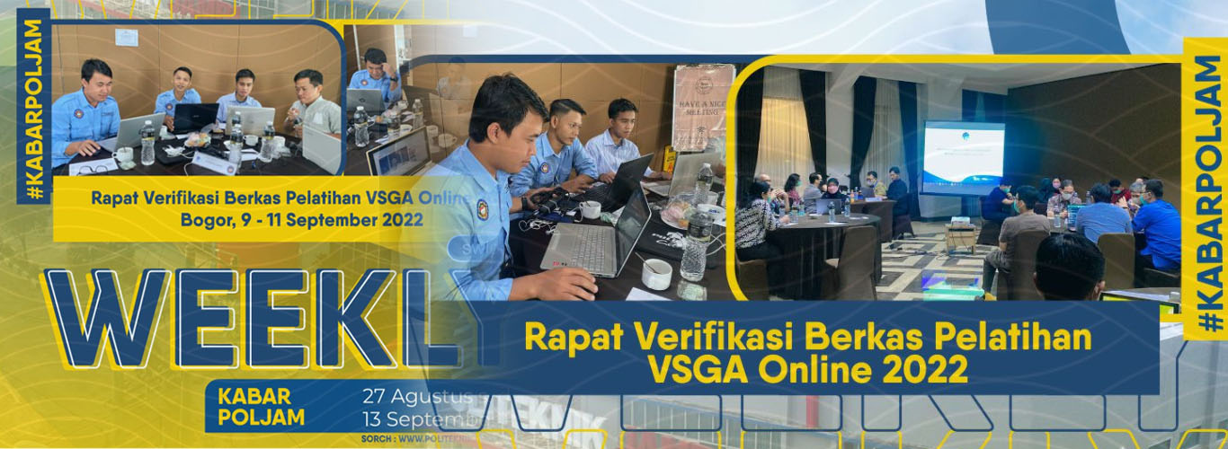 RAPAT VERIFIKASI BERKAS PELATIHAN VSGA ONLINE 2022