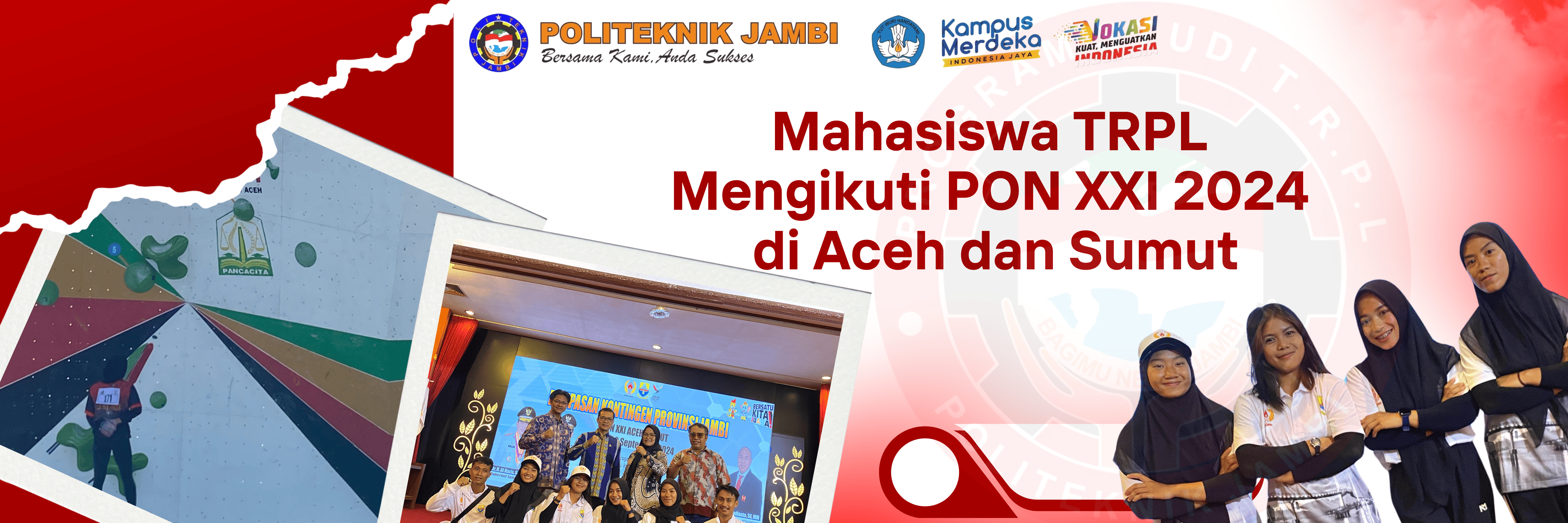 Mahasiswa D4 TRPL Ikuti Ajang Bergensi Pekan Olahraga Nasional (PON) XXI Tahun 2024