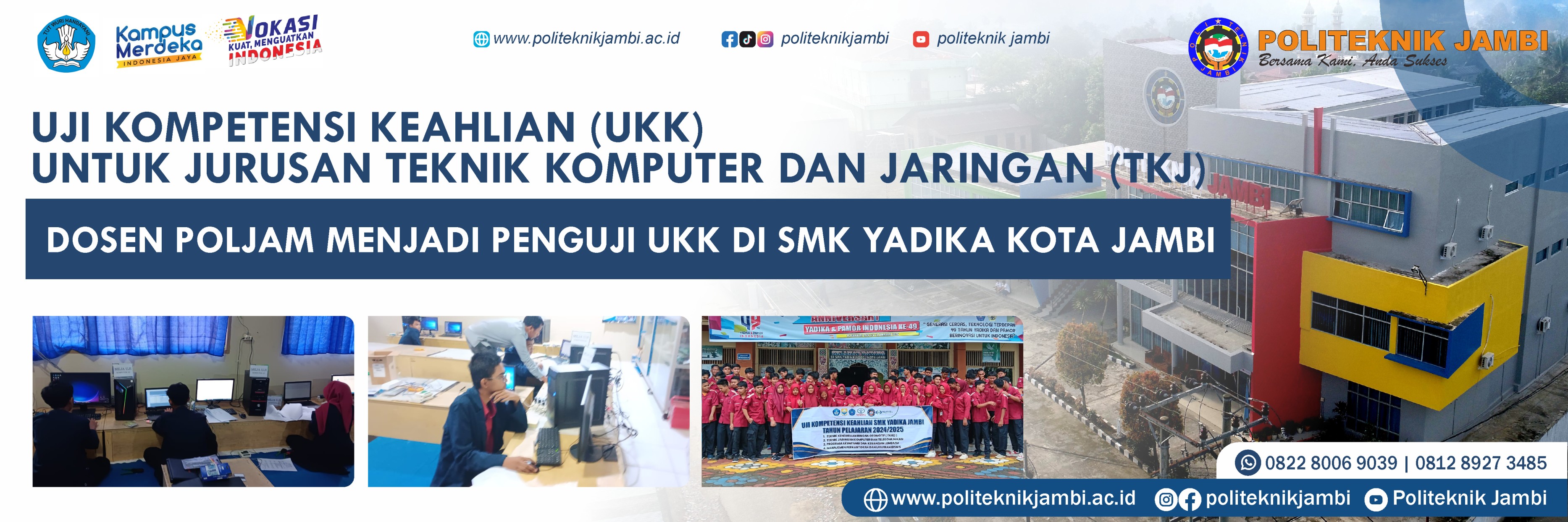 Uji Kompetensi Keahlian (UKK) untuk jurusan Teknik Komputer dan Jaringan (TKJ)