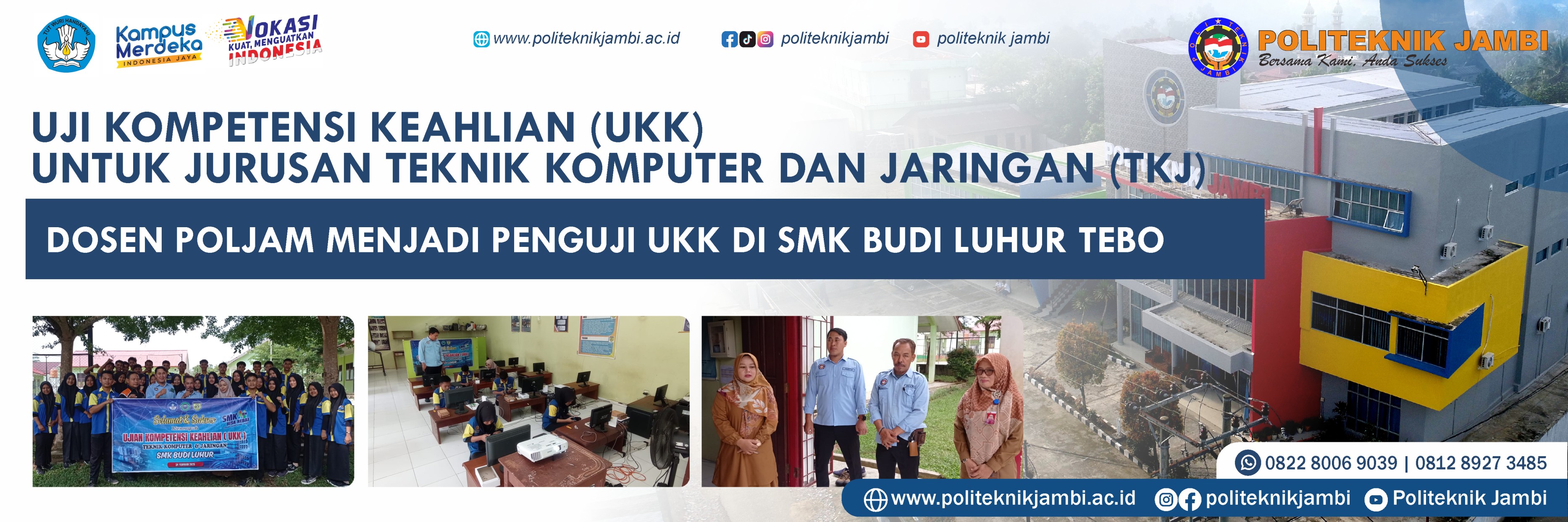 Uji Kompetensi Keahlian (UKK) untuk jurusan Teknik Komputer dan Jaringan (TKJ)