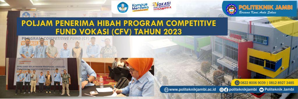 Prodi D3 Teknik Listrik Politeknik Jambi sebagai Penerima Hibah Program Competitive Fund Vokasi (CFV) Tahun 2023