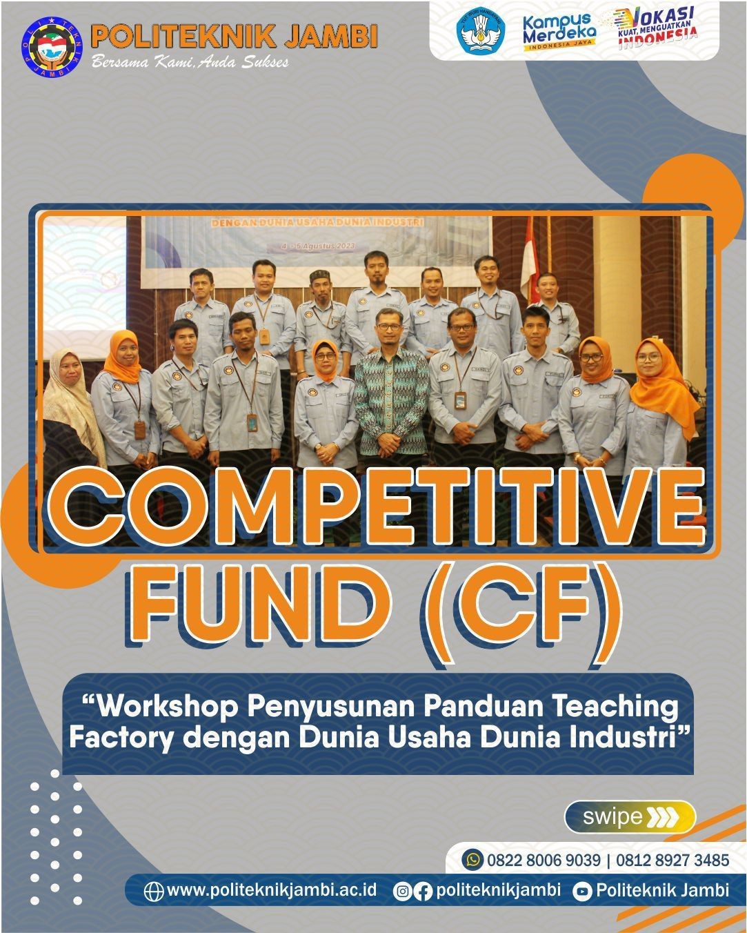 Workshop Penyusunan Panduan Teaching Factory dengan Dunia Usaha Dunia Industri