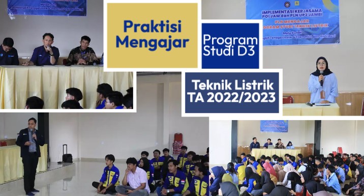 Praktisi Mengajar Program Studi D3 Teknik Listrik Tahun Akademik 2022/2023