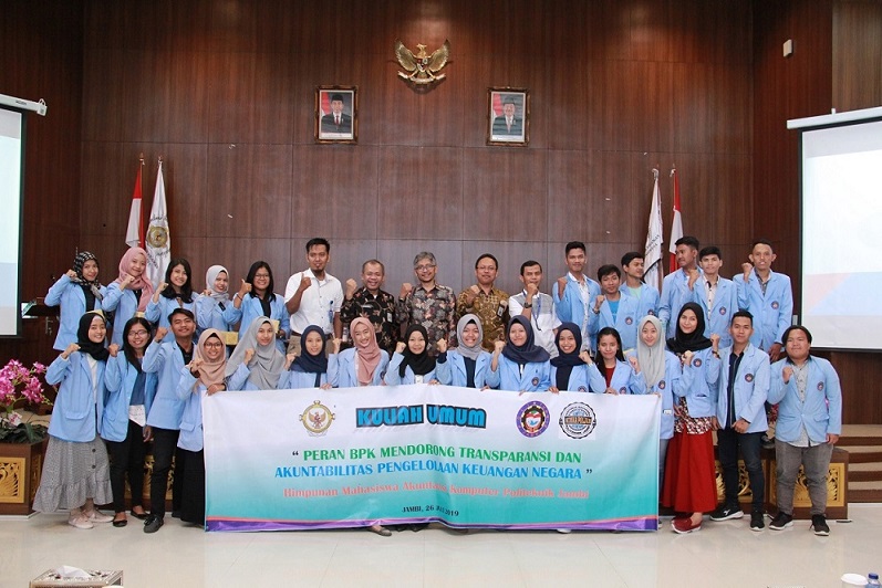 Study Visit Himpunan Mahasiswan Akuntansi Komputer ( HIMKA ) ke BPK Perwakilan Provinsi Jambi