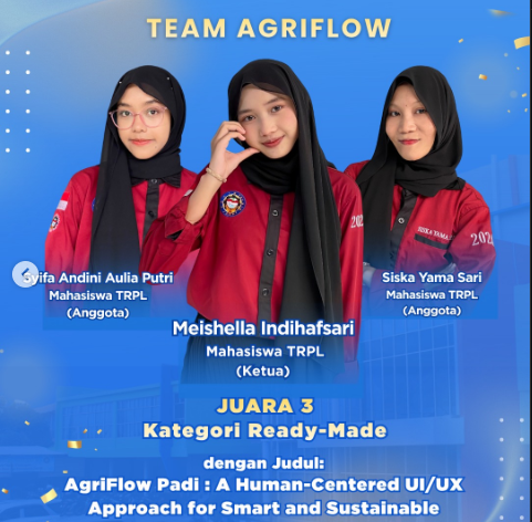 Tim AgriFlow Politeknik Jambi Raih Juara 3 Kategori Ready-Made