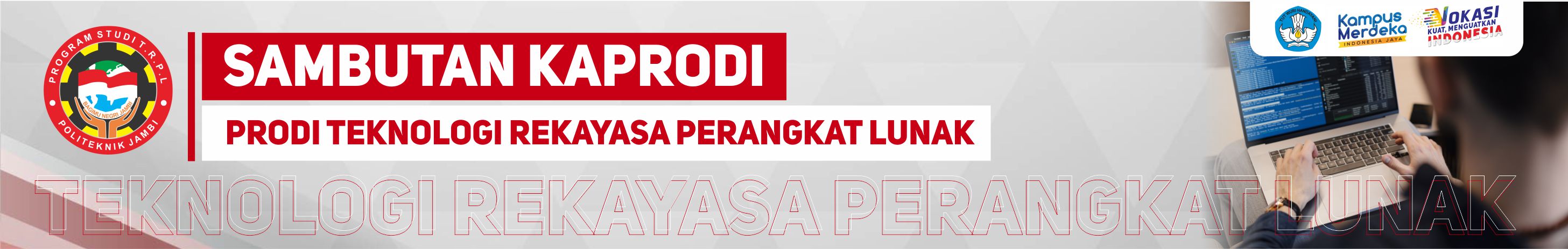 Banner Sambutan Kaprodi TRPL